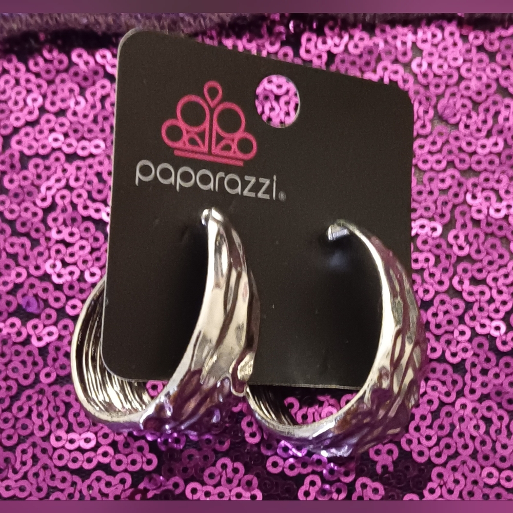 Paparazzi Silver Hoop Earrings